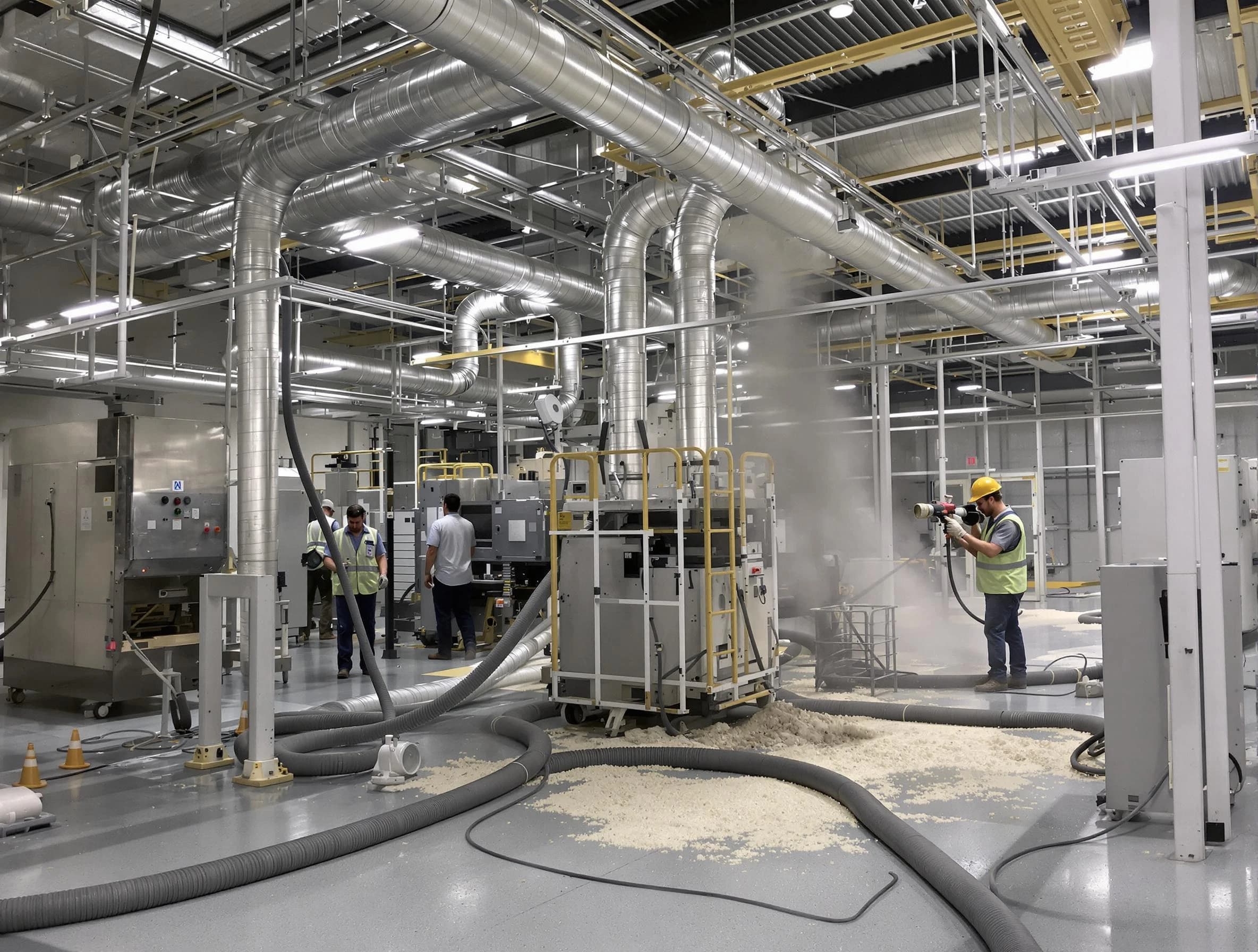 Heavy-duty industrial duct cleaning by Milton Air Duct Cleaning in Milton